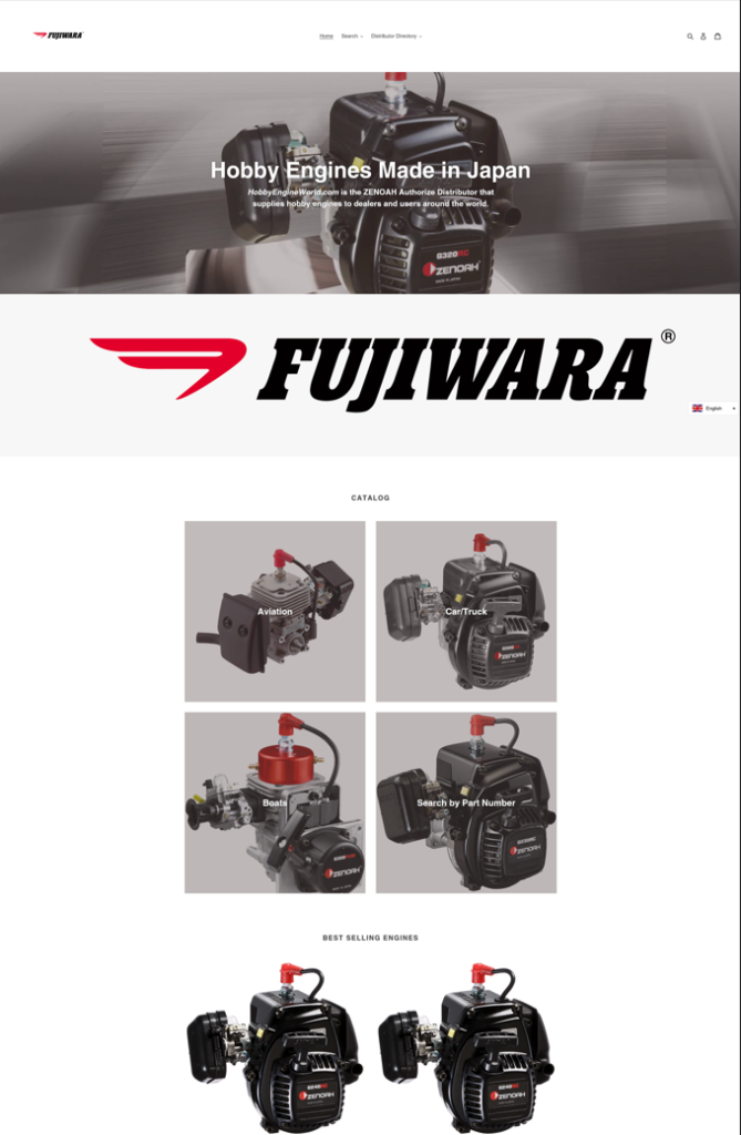 Hobby Engines – FUJIWARA Co., Ltd.